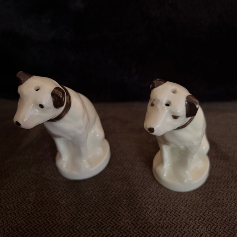 Vintage Victor Nipper RCA Salt & Pepper Shaker Set